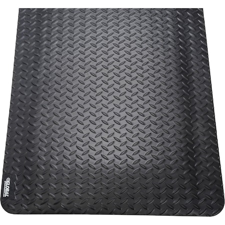 Global Industrial Antifatigue Mat, 3 in L x 2 in W, 15/16 Thickness, Black 800320